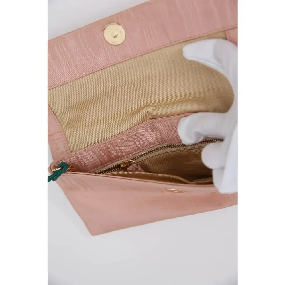 Loeffler Randall Charlee Flap Clutch W/ Flower